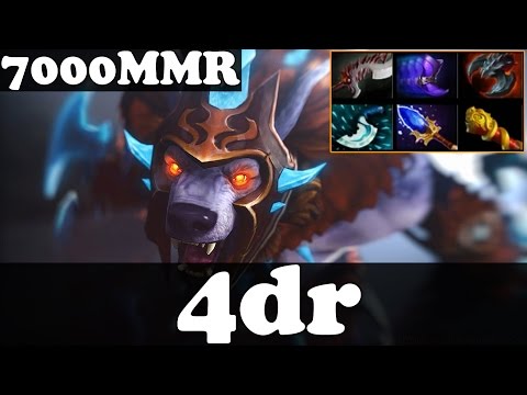 Dota 2 - 4dr 7000 MMR Plays Ursa vol 2 - Ranked Match Gameplay