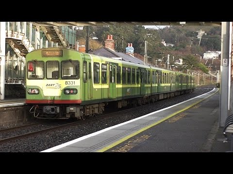 8300 Class Dart Train number 8331 - Killiney Station, Dublin