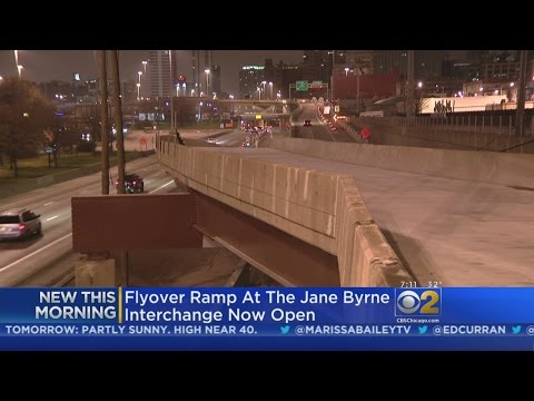 Part Of Jane Byrne Flyover Opens