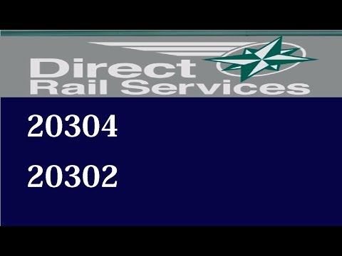 DRS 20304 and 20302 - Crewe - Berkeley - 6V73 14-04-2014