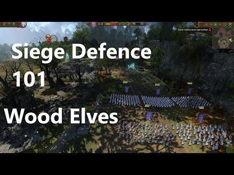 Learn to defend sieges effectively in Immortal Empires with Wood Elves!