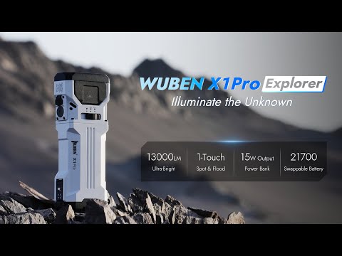 WUBEN X1Pro &mdash; The Most Powerful & Portable 21700 Flashlight