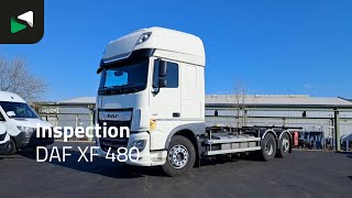 شاحنة نقل الحاويات DAF XF 480 6X2 BDF Lift+Steering Axle Retarder SSC Automatic Euro 6 | صورة 4 - Autoline