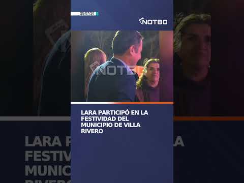 Edmand Lara participó en la festividad de Villa Rivero