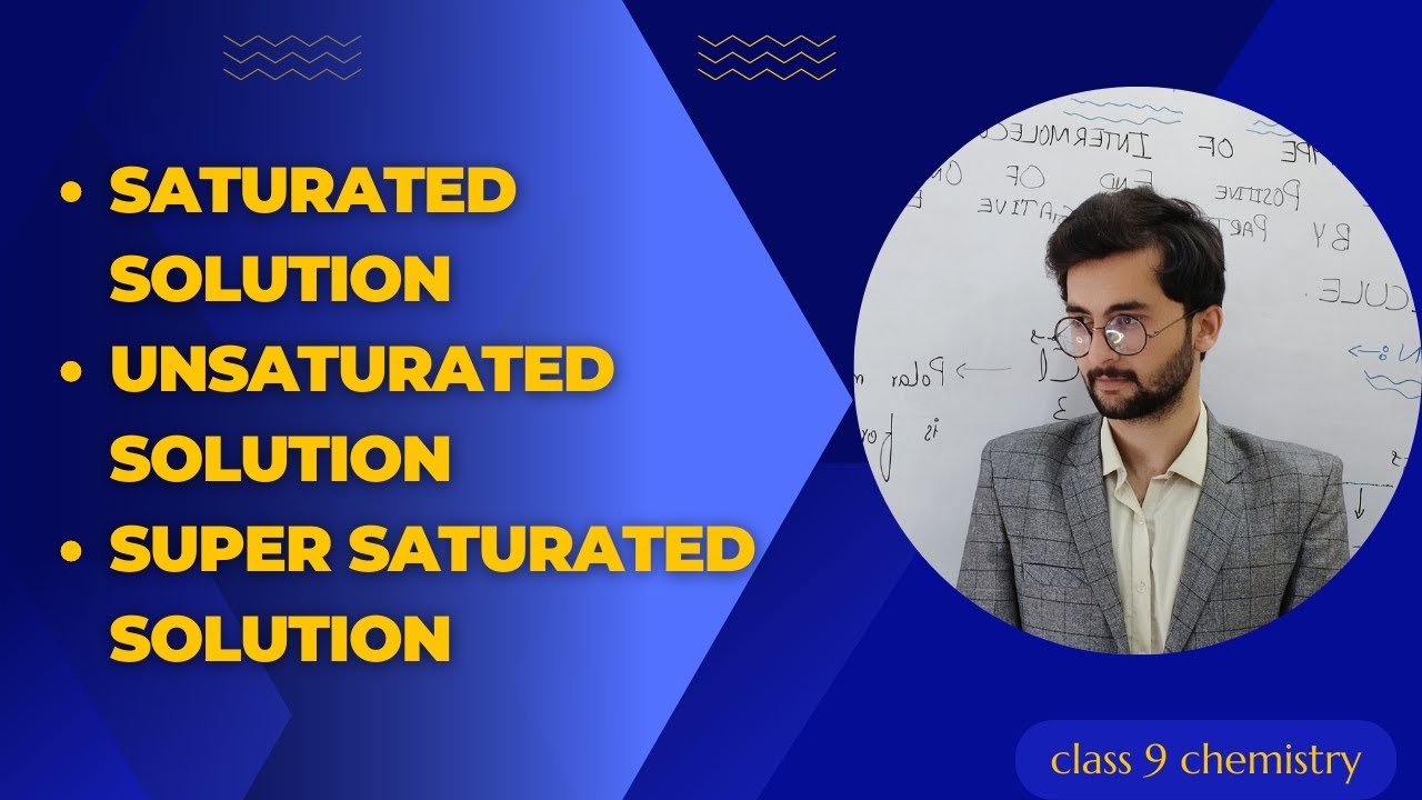Saturated, Unsaturated, and Super Saturated solution