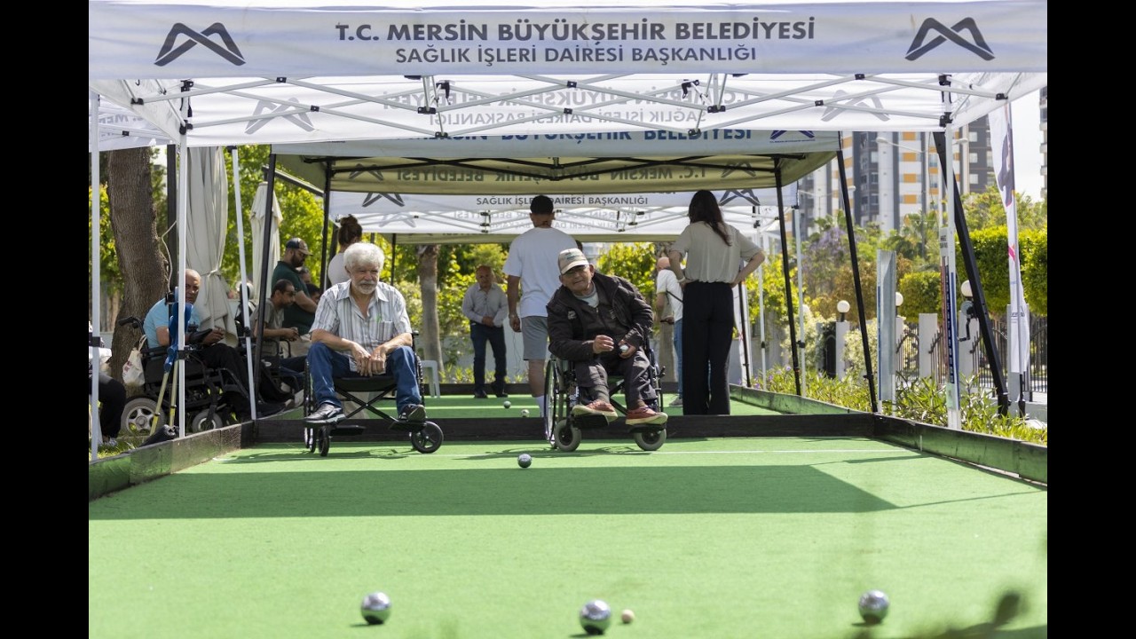 MERSİN BÜYÜKŞEHİR’DEN ENGELLERİ AŞAN BOCCE TURNUVASI
