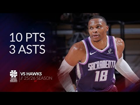 Russell Westbrook 10 pts 3 asts vs Hawks 25/26 season