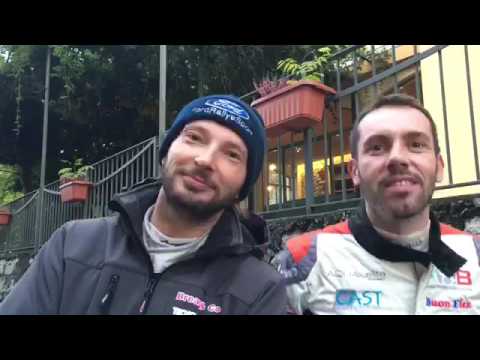 Rally del Rubinetto - interviste dopo la PS1