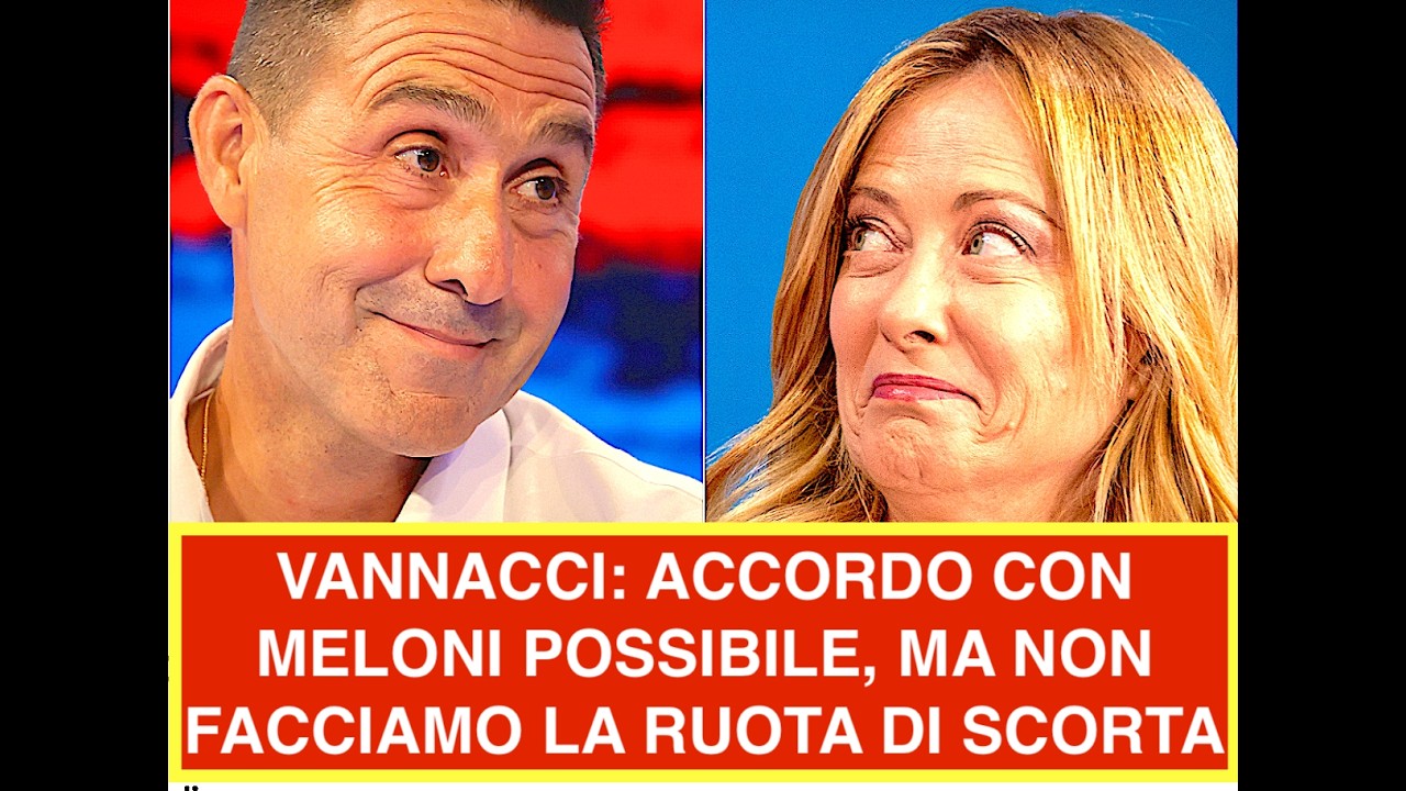VANNACCI: ACCORDO CON MELONI POSSIBILE, MA NON FACCIAMO LA RUOTA DI SCORTA