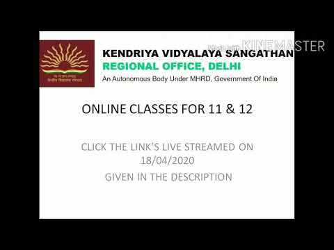Compilation of Online Classes on 18/04/2020