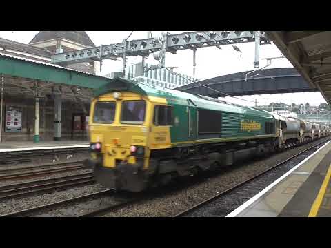 Freightliner Class 66's no's: 66504-66544 @ Newport {6A01} 04/07/2023.