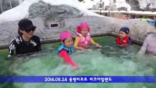 preview picture of video '2014.08.24 용평리조트 피크아일랜드 (Yongpyong Resort Water Park)'