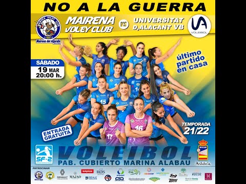 SFV 2021/2022 JORNADA 18 universitat d'Alacant VB