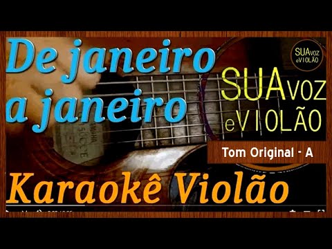 De janeiro a janeiro - Roberta campos - Nando Reis - Karaokê com violão