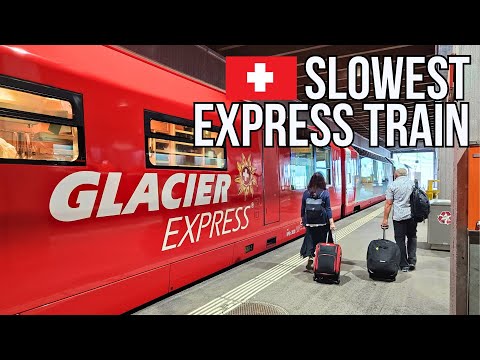 GLACIER EXPRESS Switzerland - SCENIC Train Journey | Switzerland travel