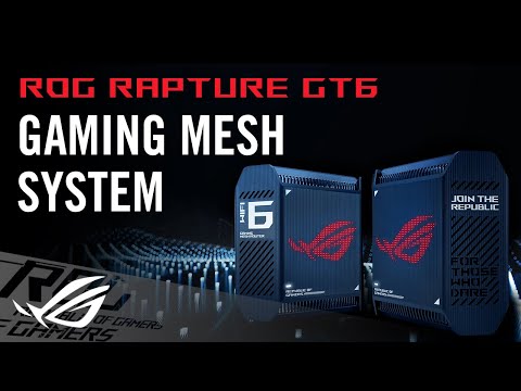 Wi-Fi Mesh система Asus ROG Rapture Gaming Mesh System GT6 White 2pk (GT6-W-2-PK/90IG07F0-MU9A40)