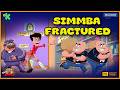 Simmba Fractured Can Our Hero Fight Villains With A Broken Leg Kids Cartoon Hindi