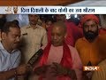 UP CM Yogi Adityanath visits Hanumangarhi Temple in Ayodhya