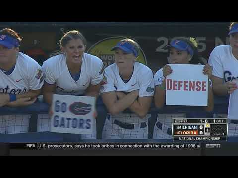 2015 WCWS Final - Florida vs Michigan (game 3)