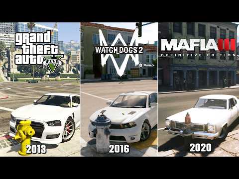 GTA 5 vs WATCH DOGS 2 vs MAFIA 3 DE - Best Comparison