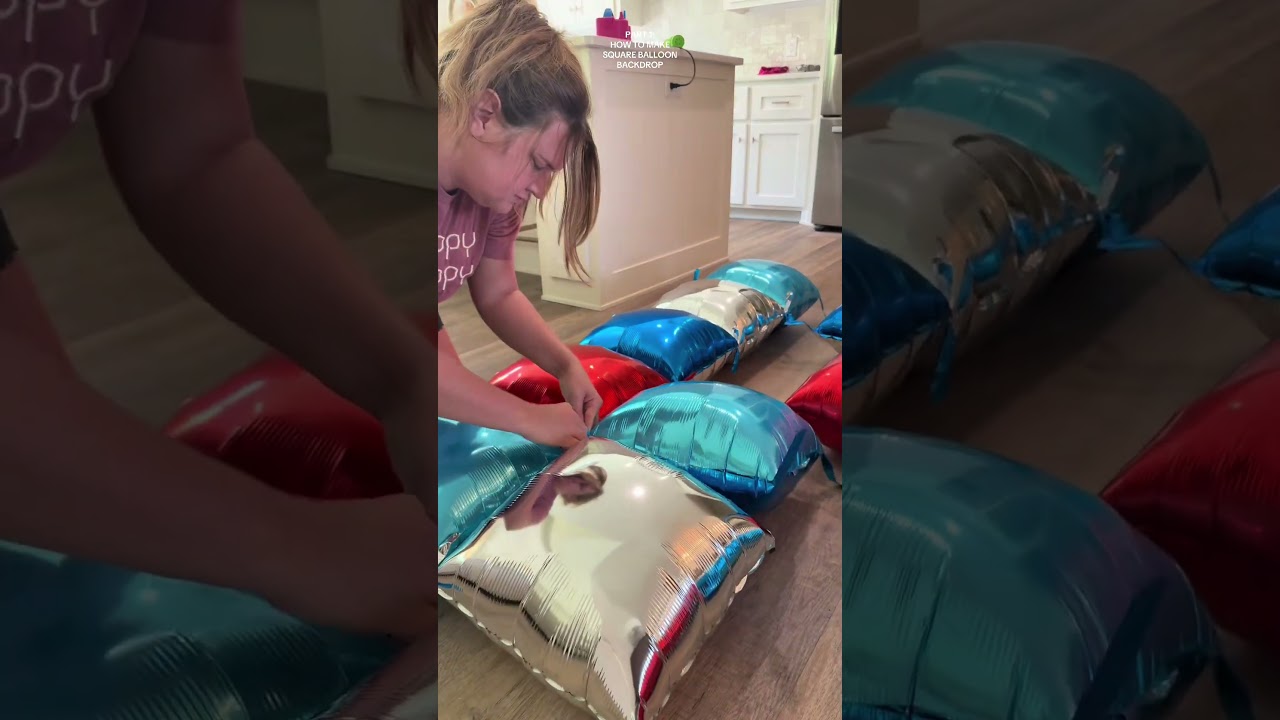 Part 1: How to make a square balloon backdrop