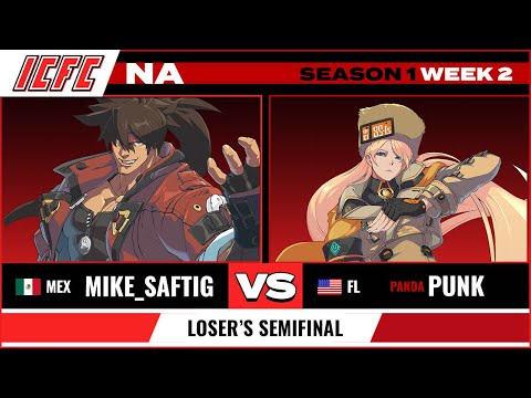 Mike_Saftig (Sol) vs. PANDA Punk (Millia/Sol) Loser's Semifinal ICFC GGST NA - Season 1 Week 2