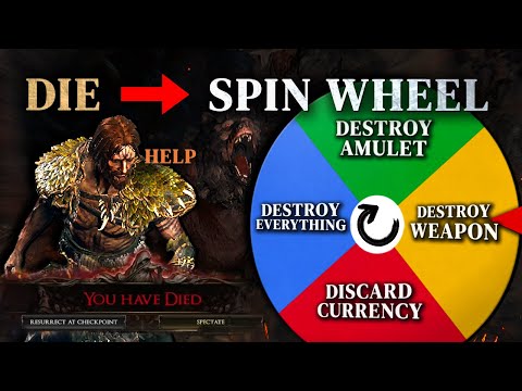 Path of Exile 2, but if we die we SPIN THE WHEEL!!