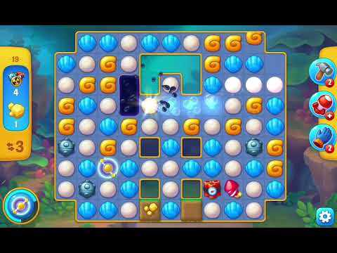 Fishdom Atlantis Club Stage 19 (v2) (with ingame lightning booster) @choraelmin