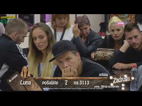 Zadruga - Ukućani gledaju snimak na kome Luna ogovara Slobu - 18.05.2018.