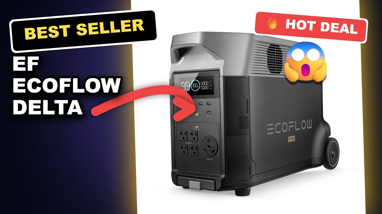 EF ECOFLOW DELTA Pro Real Review: Is This 3600Wh Power Station Worth It? review video