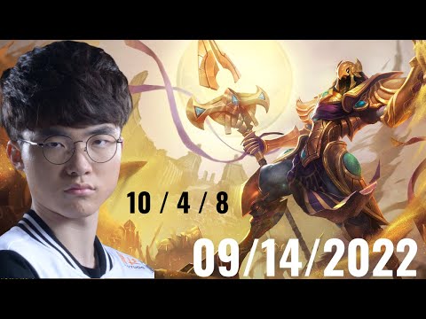 T1 Faker Azir MID vs Sylas - Patch 12.17 Korea Challenger ✅