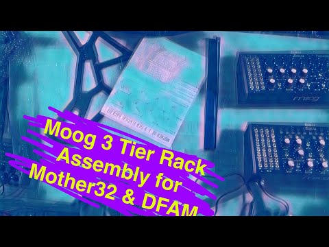 Сборка стойки Moog Mother 3-Tier Rack Kit