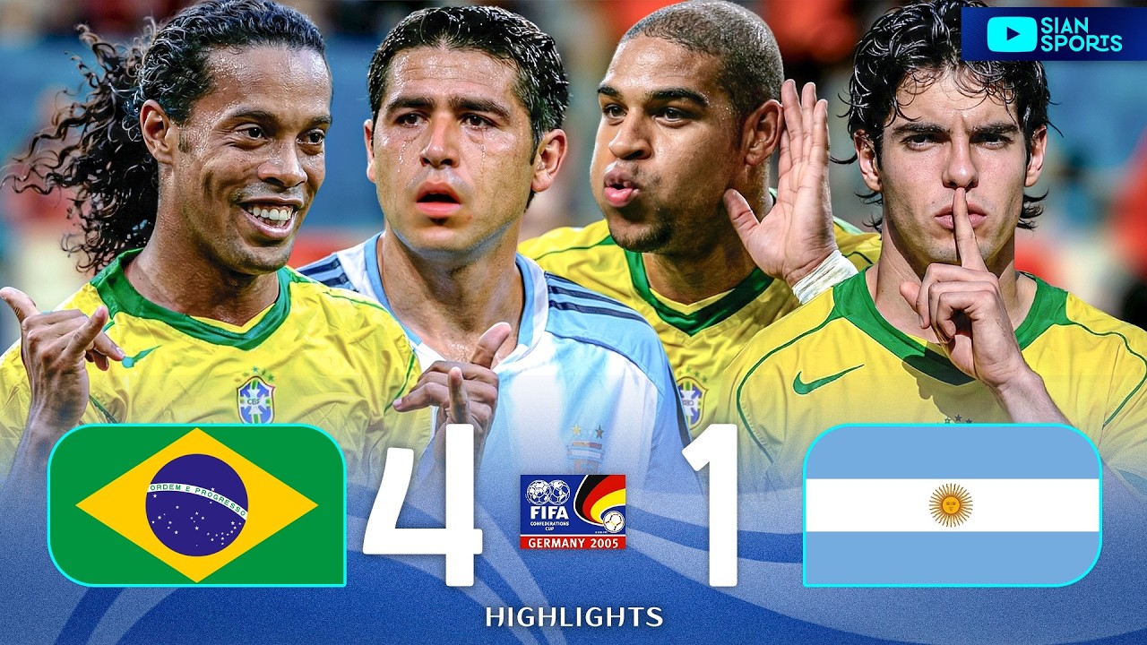 THE BRAZILIAN TEAM THAT ENCHANTED THE WORLD AND HUMILIATED ARGENTINA IN THE 2005 FINAL