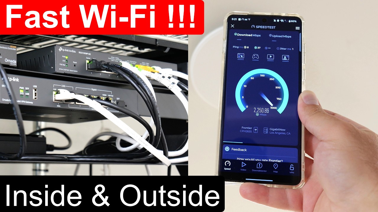 Upgrade Your Home WiFi to Business-Grade: TP-Link Omada 2.5Gbps Network Setup & WiFi 7 Speed Tests