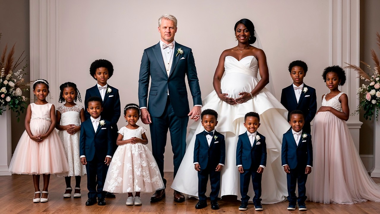 Millionaire Marries a Pregnant Widow with 7 Kids on a Bet and Is Shocked When...