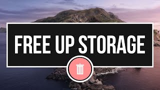 How to Free Up Storage/Space on your Mac in macOS Catalina