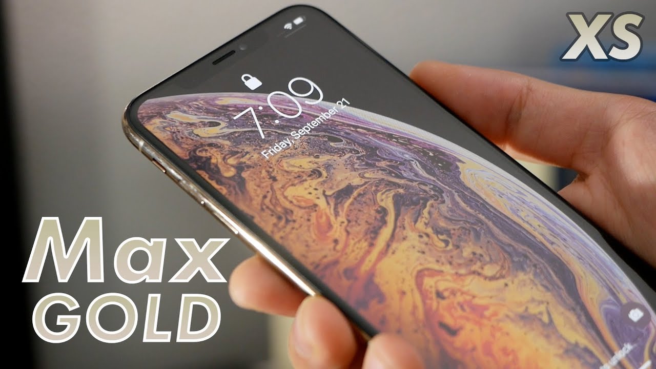 Gold iPhone XS Max Unboxing & First Impressions!