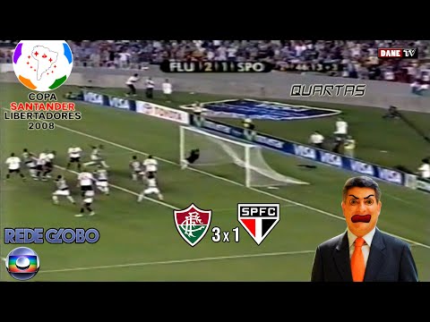 Libertadores 2008 - Fluminense 3x1 São Paulo