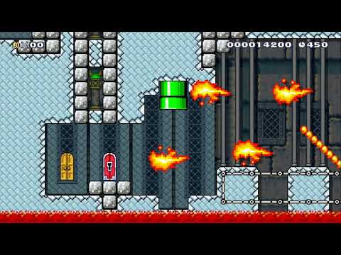 CASTLE FIGHTER #MARIO VS BOWSER by ★NicoSug★ - SUPER MARIO MAKER - NO COMMENTARY 1az