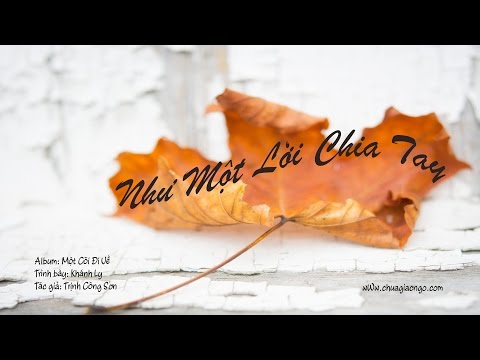 NHƯ MỘT LỜI CHIA TAY