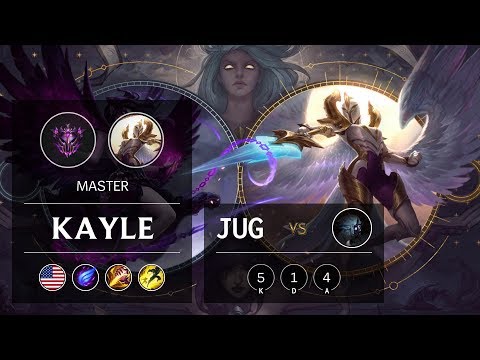 Kayle Jungle vs Kindred - NA Master Patch 9.9