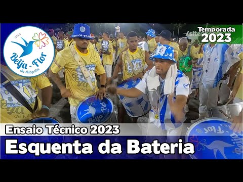 Beija-Flor 2023 | Esquenta da bateria - Ensaio Técnico | Samba ao vivo - #ET23