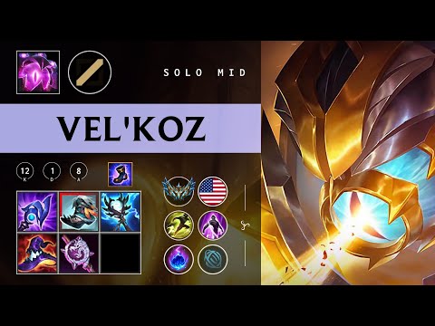 Vel'Koz Mid vs Viktor - NA Challenger Patch 26.02