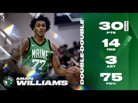 A New Career-High for AMARI WILLIAMS!! His 30 PTS and 14 REB Led Celtics to the W