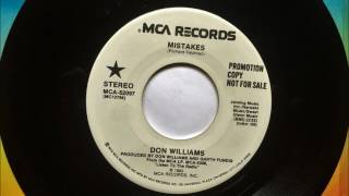 Mistakes , Don Williams , 1982