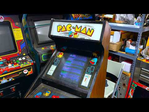 FILTHY! 🤢 Pac-Man mini restoration part 1 🕹️ resetting, hum bar, cabaret arcade cabinet cleanup