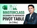 Excel Pivot Table Tutorial From Beginner To Advanced In Hindi