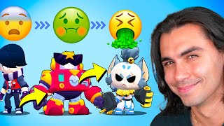 A CADA VITORIA MEU BRAWLER FICA MAIS TÓXICO... Brawl Stars