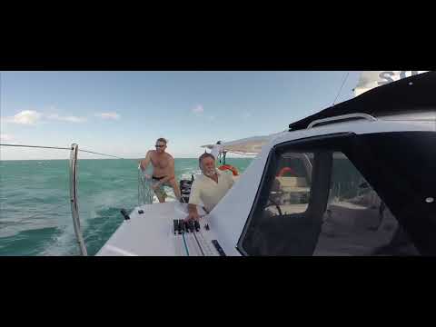 Seawind Catamaran Sailing in 30 Knots