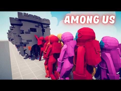 Can 100x AMONG US cross the bridge? | Totally Accurate Battle Simulator